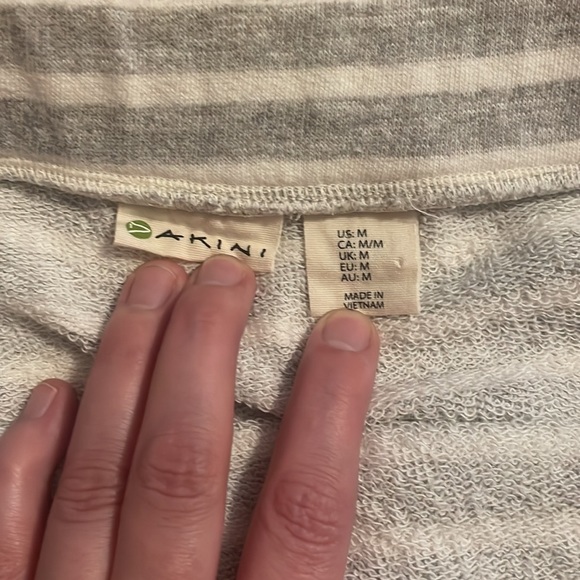 MAKE AN OFFER 🩶 Dakini Striped Drawstring Skirt - Picture 2 of 4